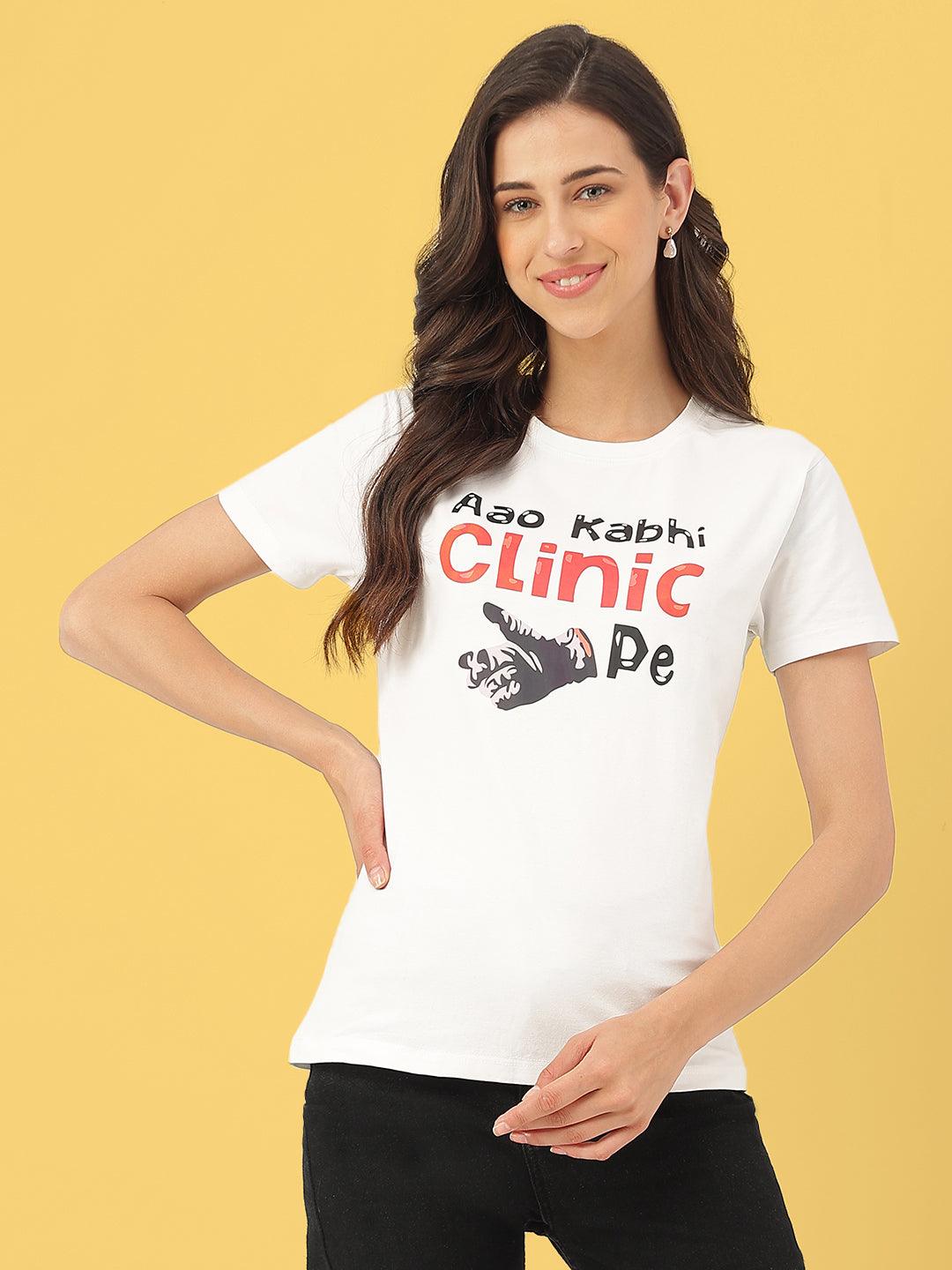 Aao Kabhi Clinic Pe - Womens T-Shirt TheMedfa