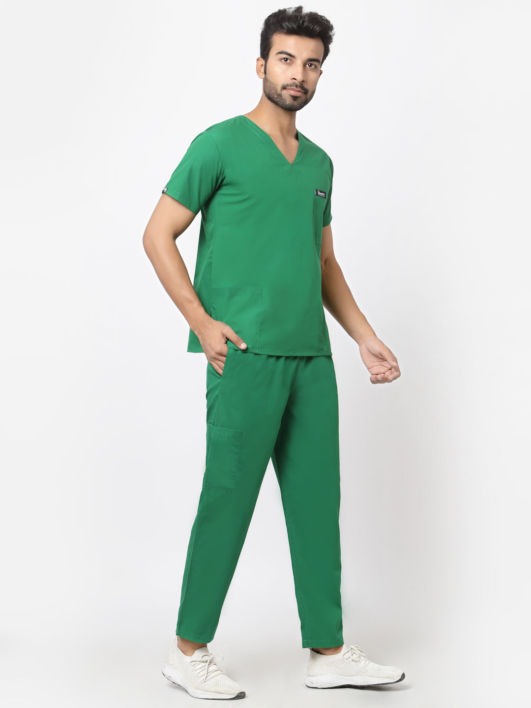 Essentail Scrub - (Hunter Green) (Men's) - TheMedfa