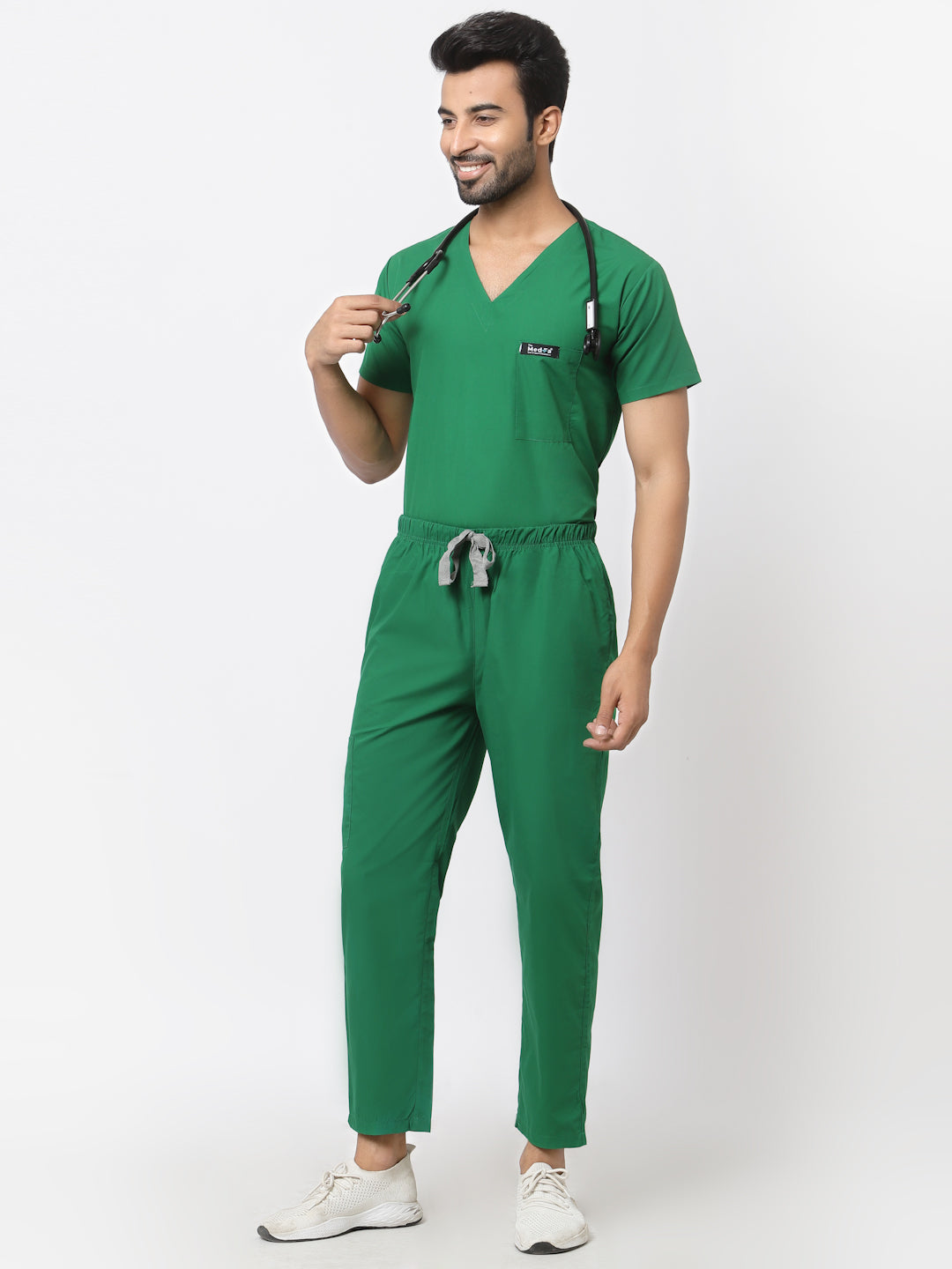 Essentail Scrub - (Hunter Green) (Men's) - TheMedfa