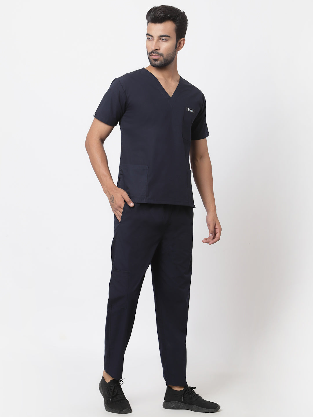 Essentail Scrub - (Navy) (Men's) - TheMedfa