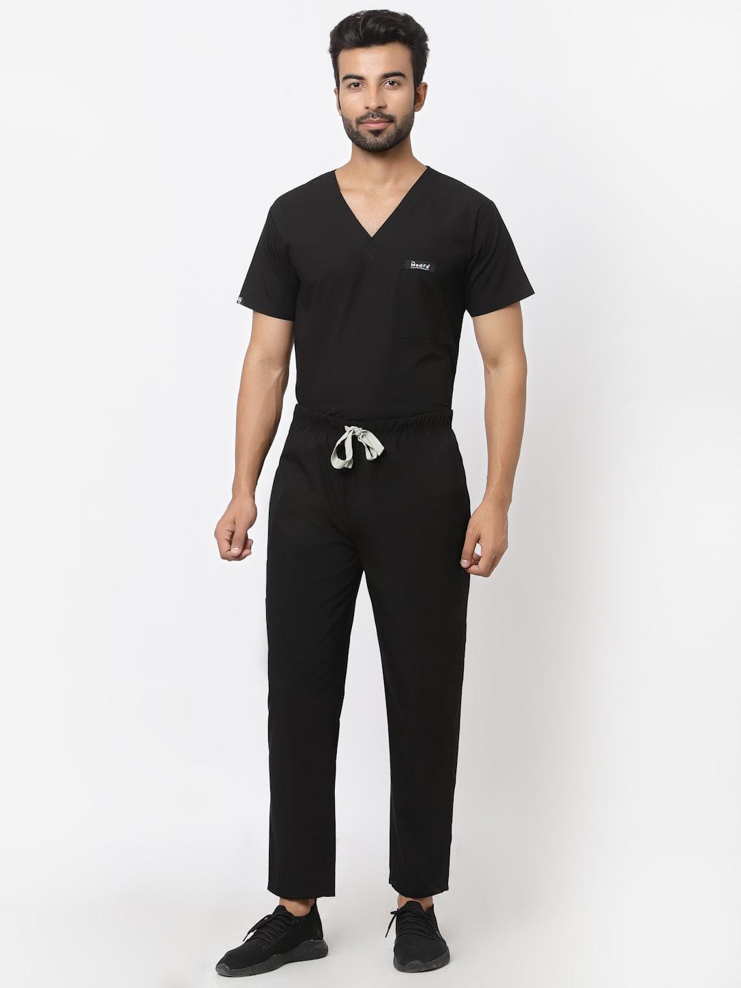 Essentail Scrub - (Black) (Men's) - TheMedfa
