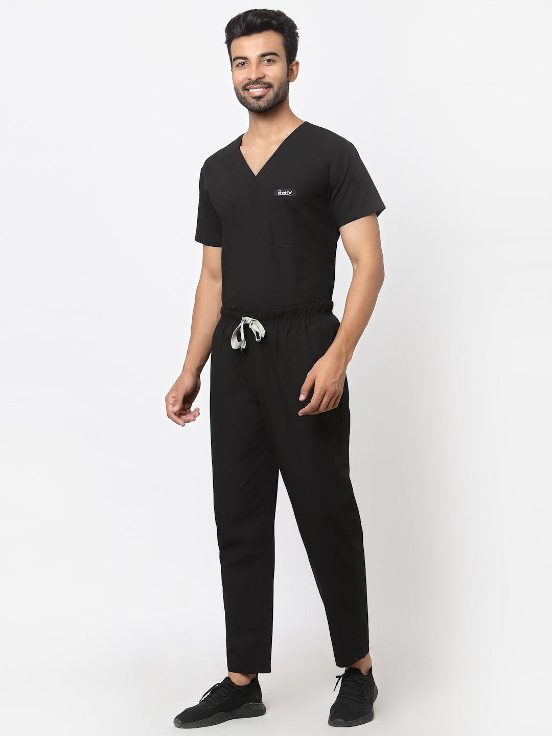 Essentail Scrub - (Black) (Men's) - TheMedfa