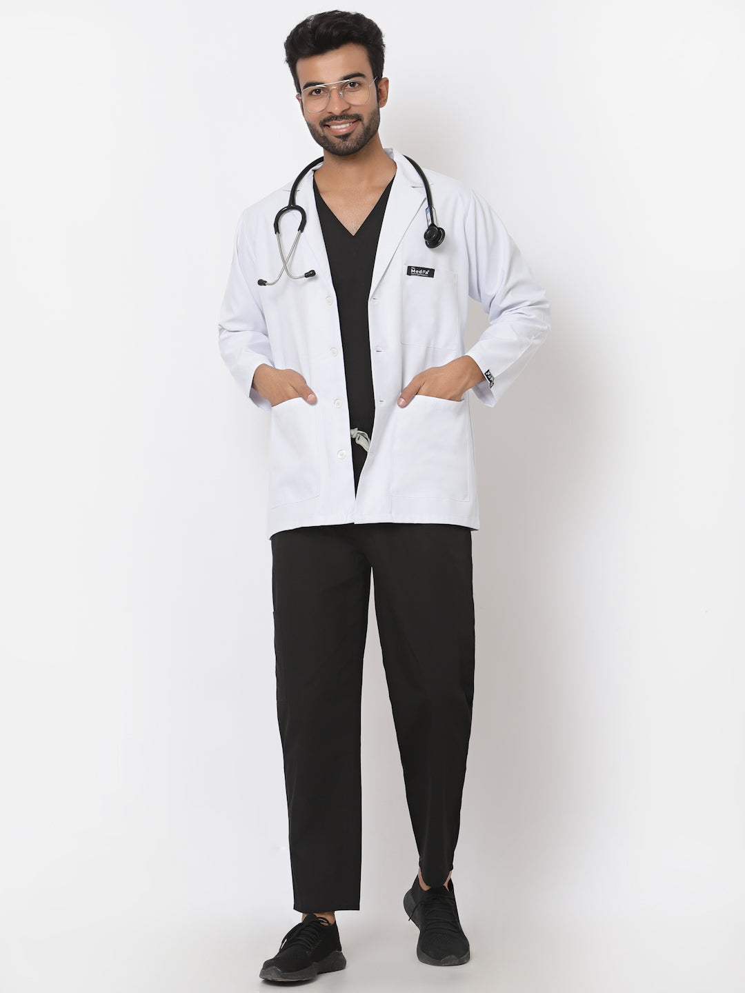 MedFa Short Lab Coat - (Men's) - TheMedfa
