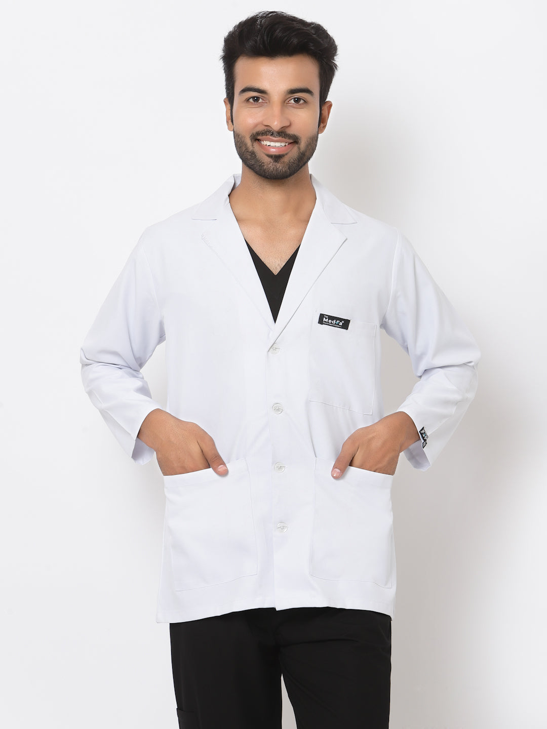MedFa Short Lab Coat - (Men's) - TheMedfa