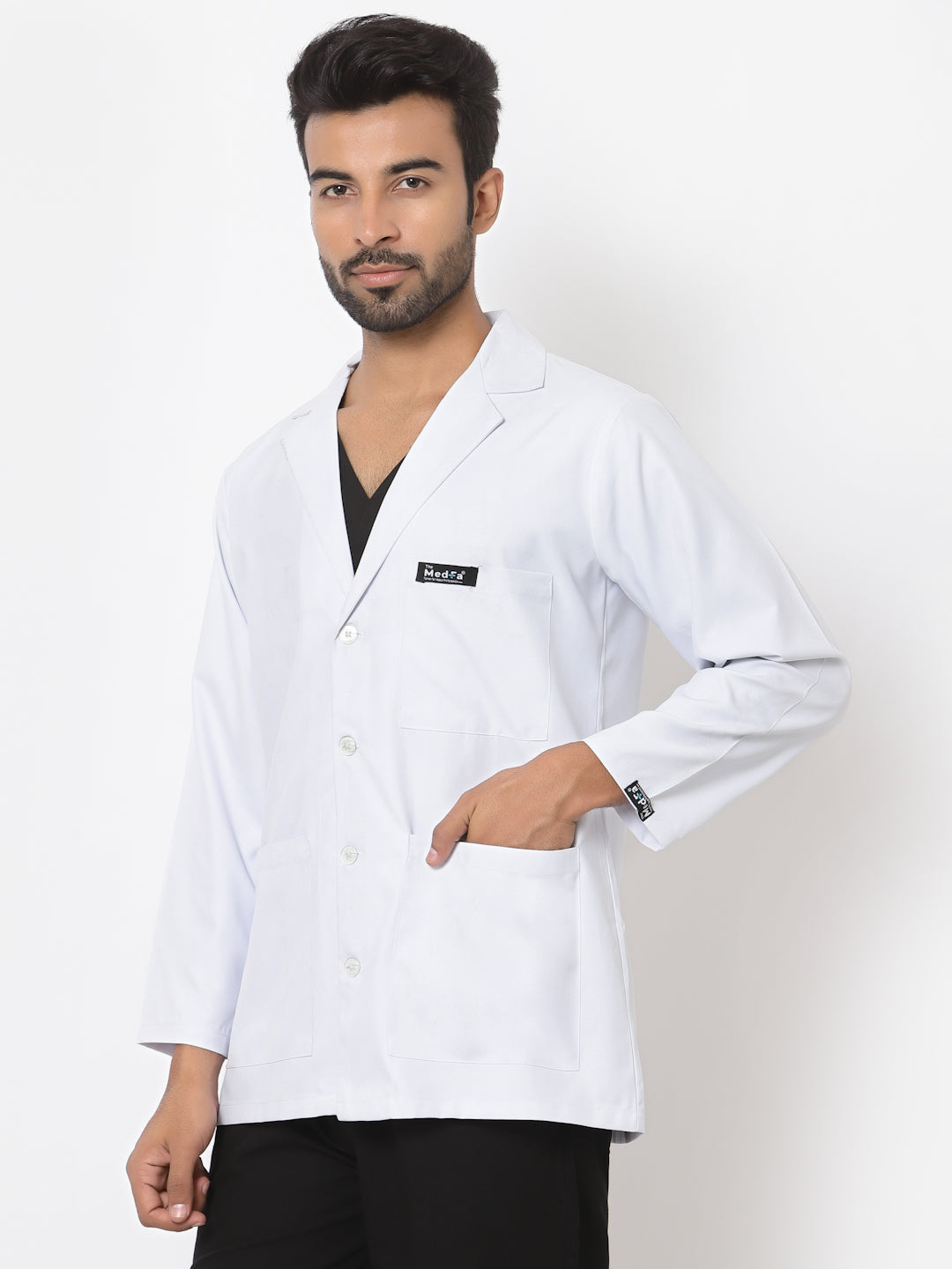 MedFa Short Lab Coat - (Men's) - TheMedfa