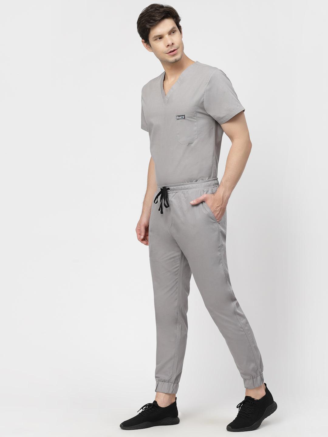 Classic Jogger Pant Scrub - (Graphite) (Men's) - TheMedfa