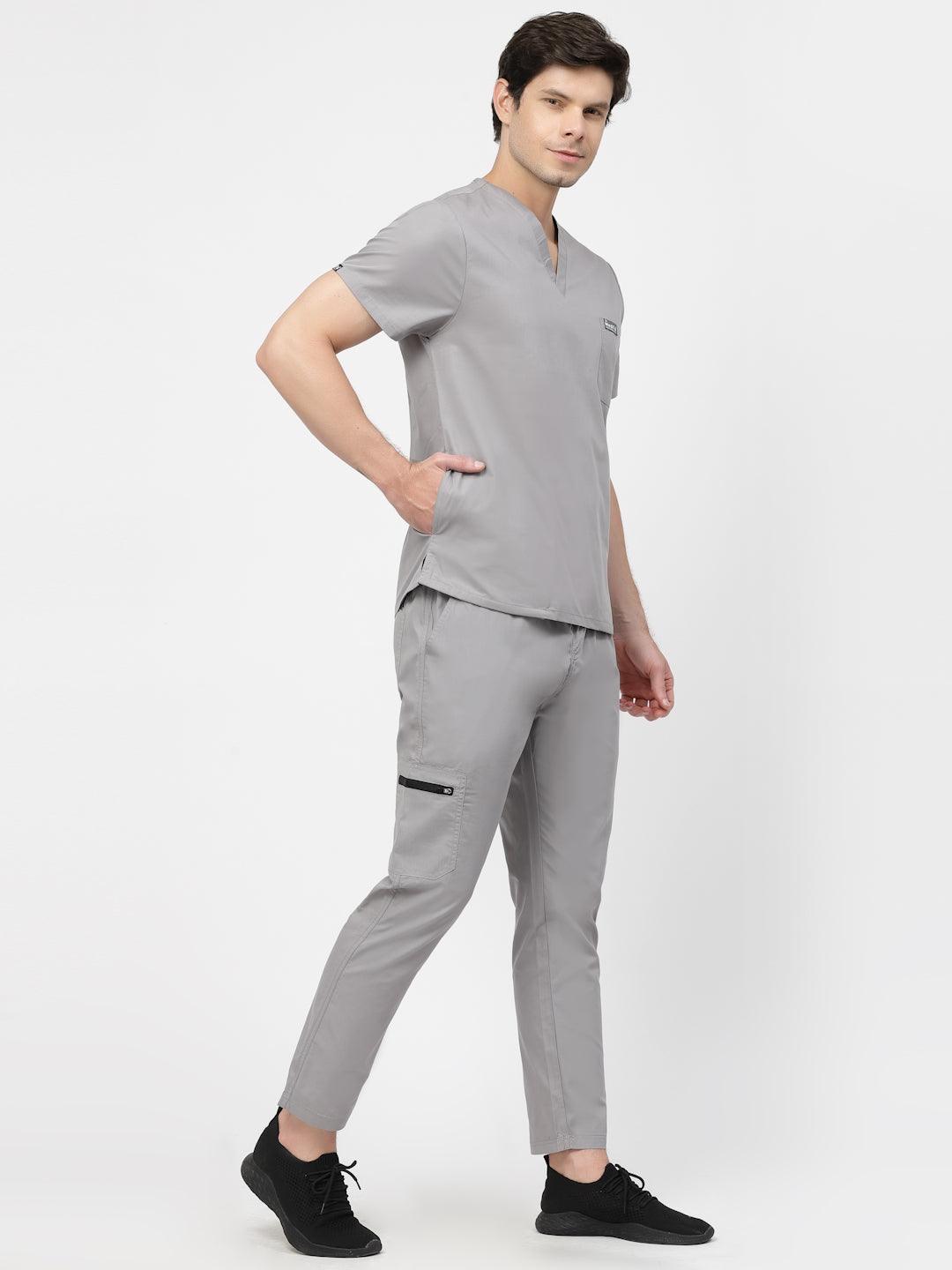Classic Straight Pant Scrub - (Graphite) (Men's) - TheMedfa