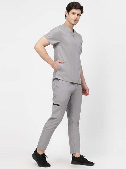 Classic Straight Pant Scrub - (Graphite) (Men's) - TheMedfa