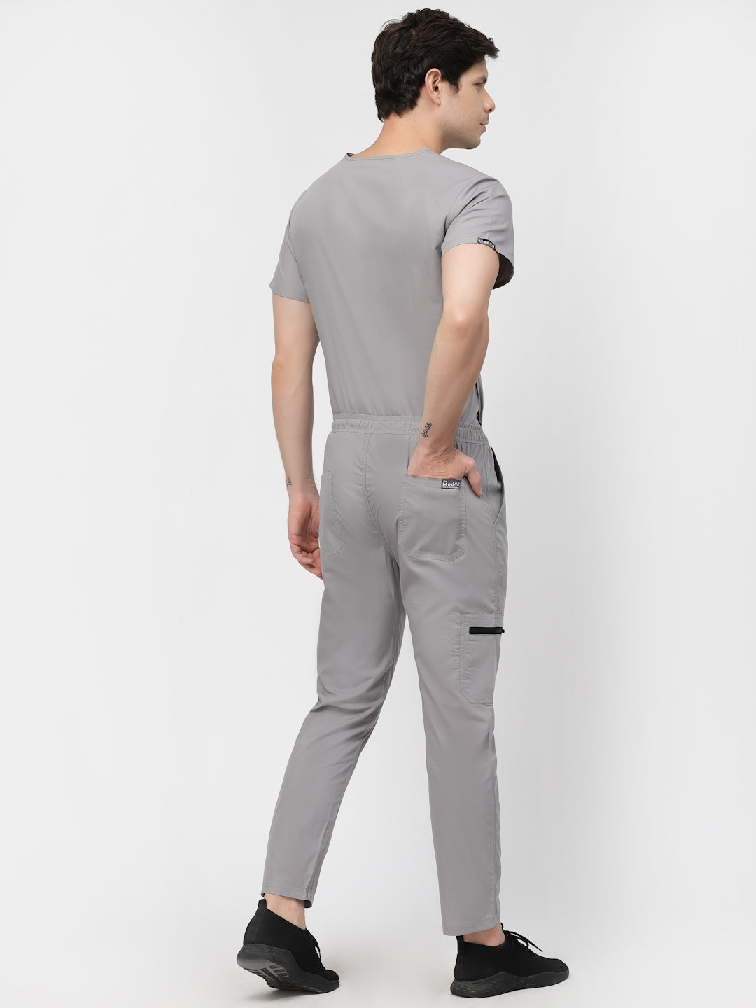 Classic Straight Pant Scrub Suit - (Graphite) (Men's)