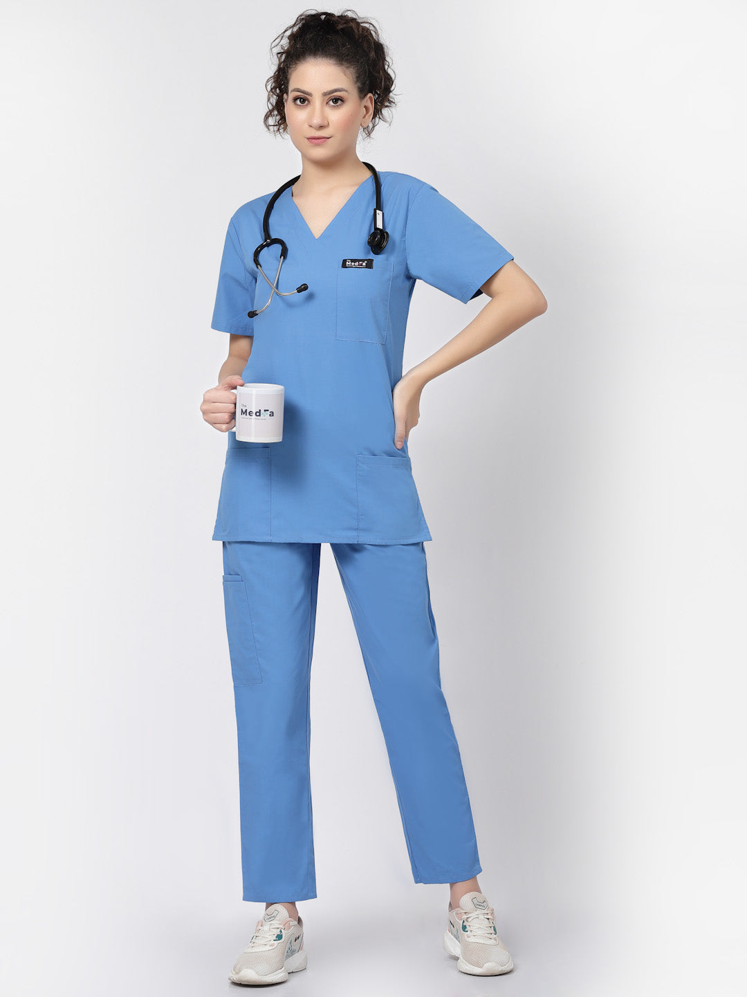 Essential Scrub - (Ceil Blue) (Women's) - TheMedfa