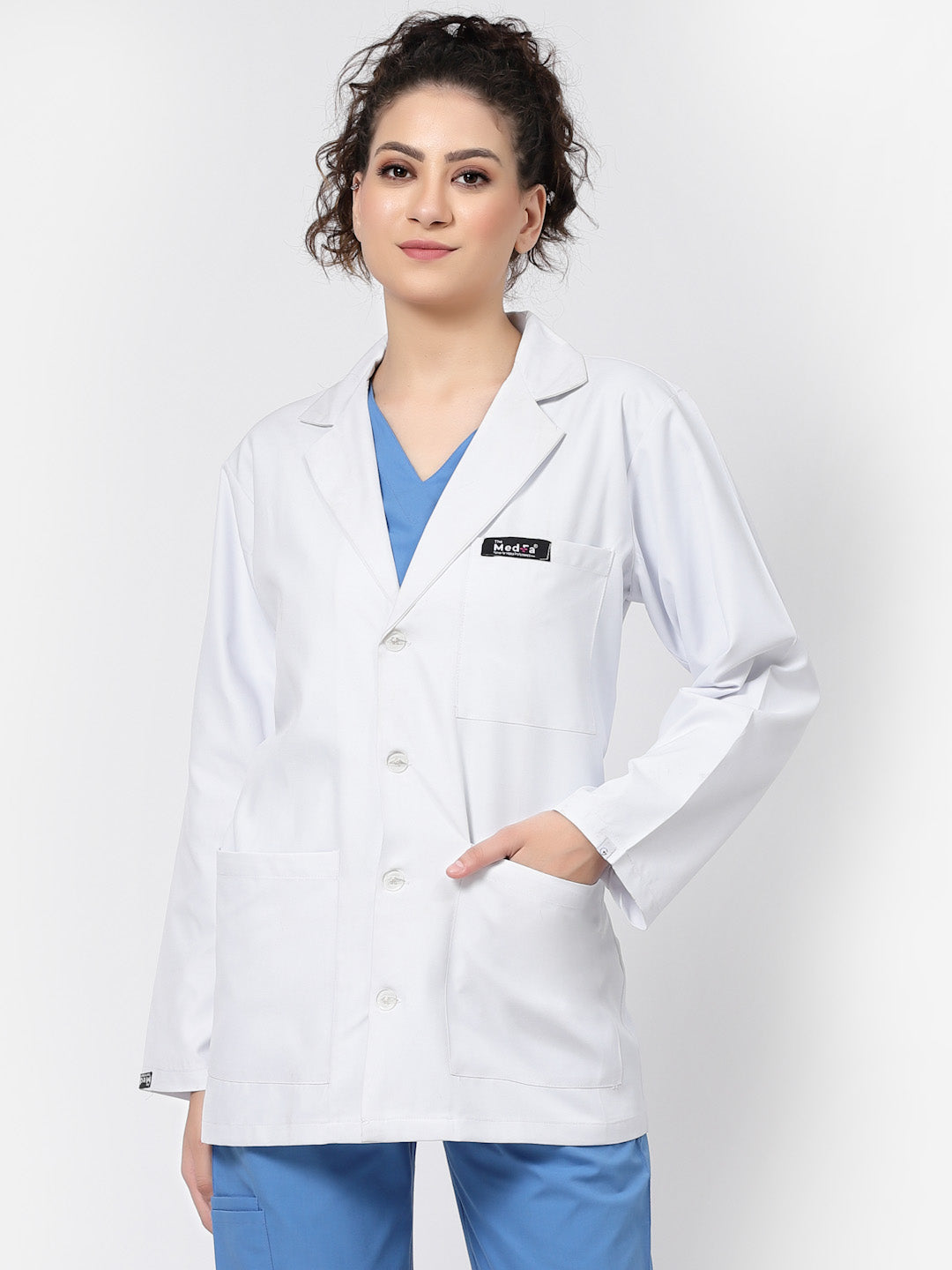 MedFa Short Lab Coat - (Women's) - TheMedfa