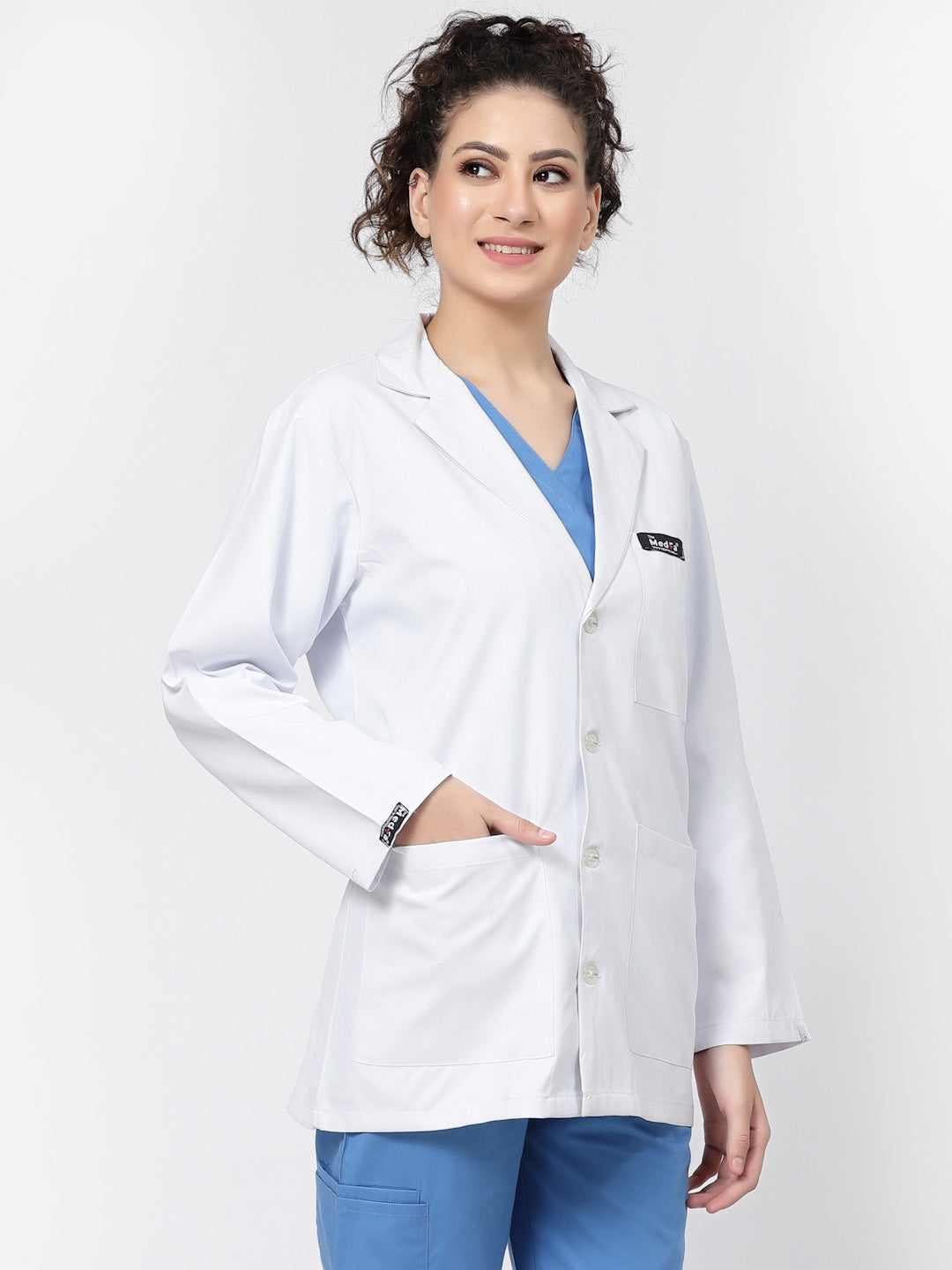 MedFa Short Lab Coat - (Women's) - TheMedfa
