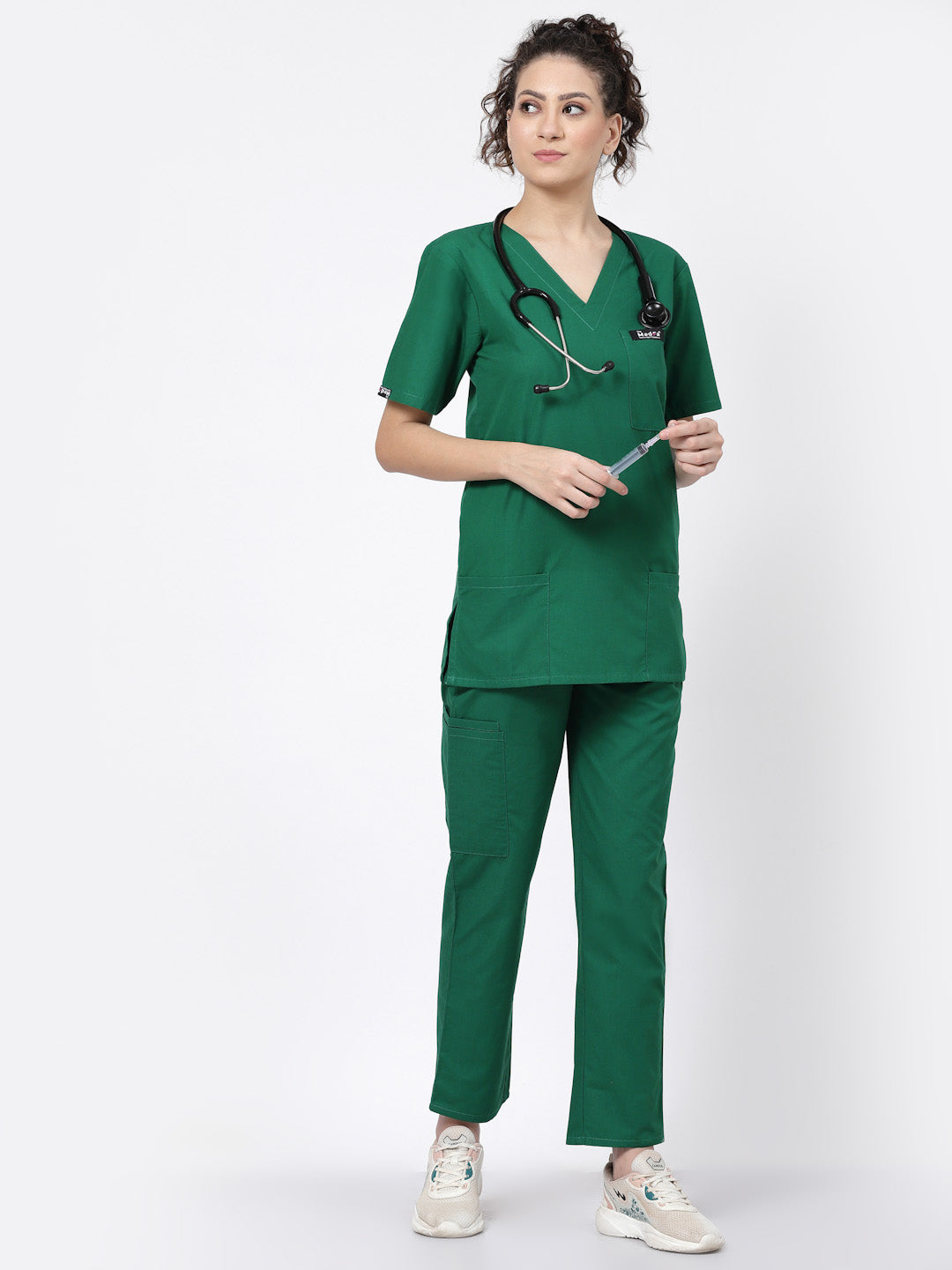 Essential Scrub - (Hunter Green) (Women's) - TheMedfa