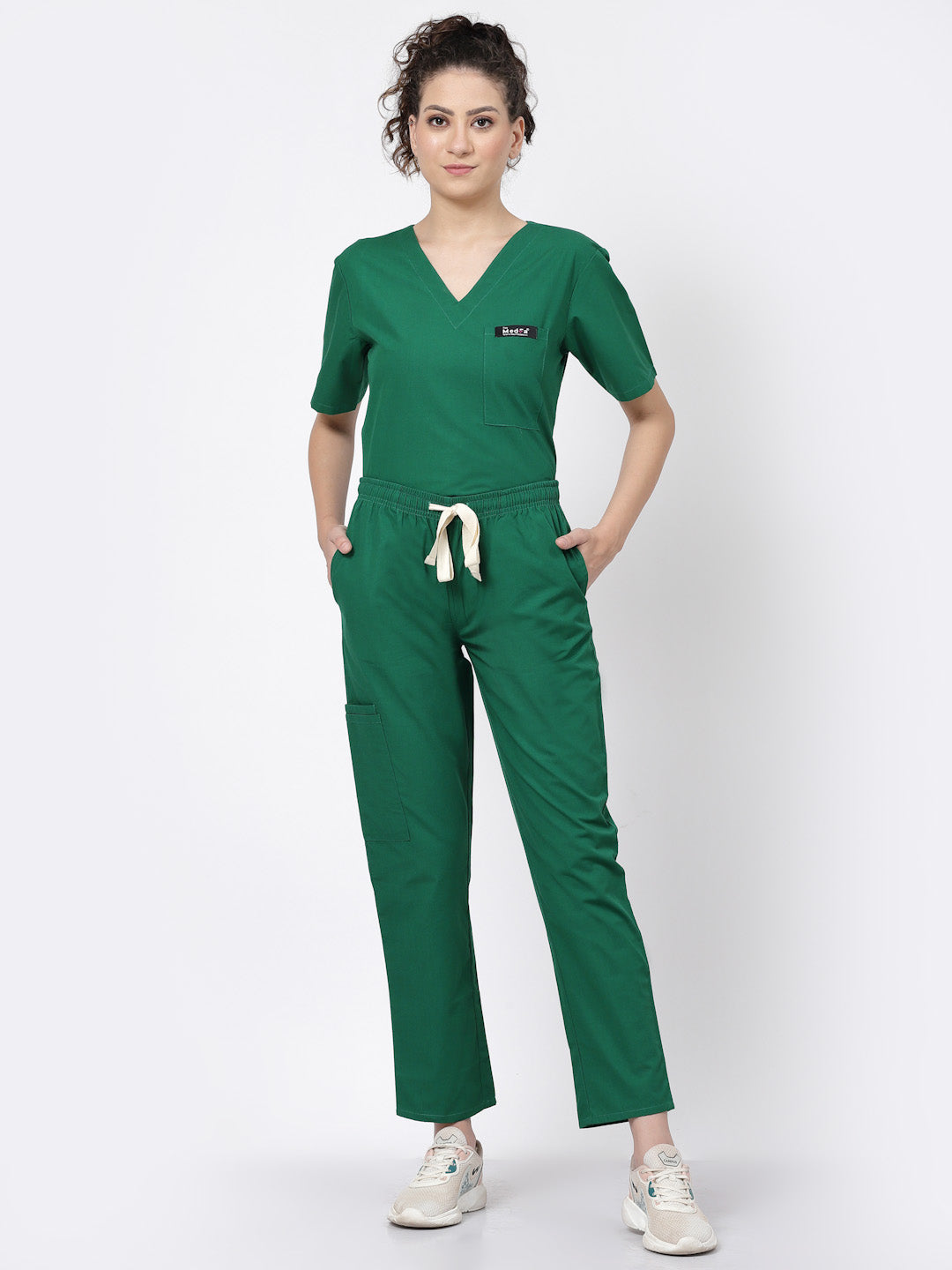 Essential Scrub - (Hunter Green) (Women's) - TheMedfa