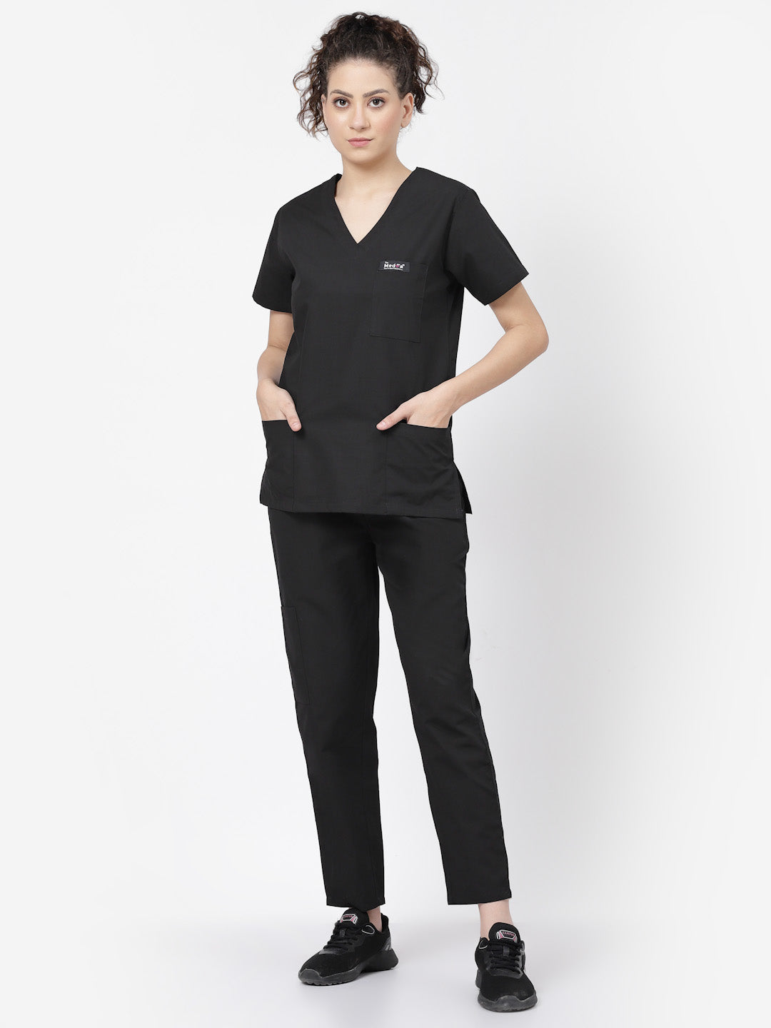 Essential Scrub - (Black) (Women's) - TheMedfa