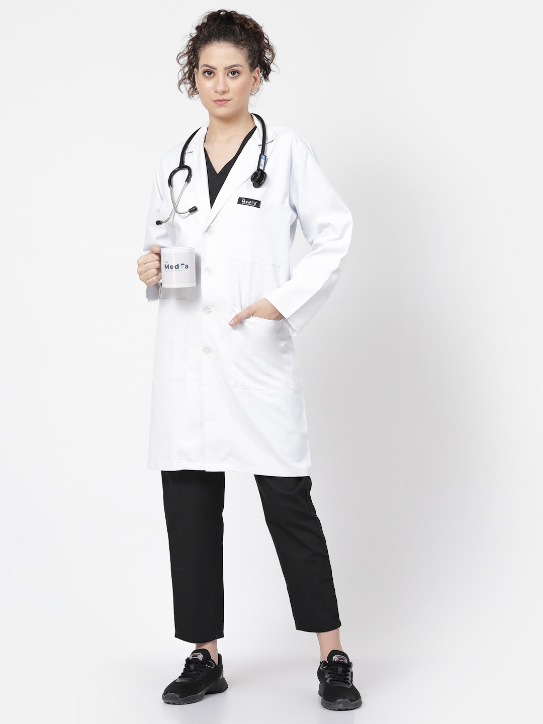 MedFa Long Lab Coat - (Women's) - TheMedfa