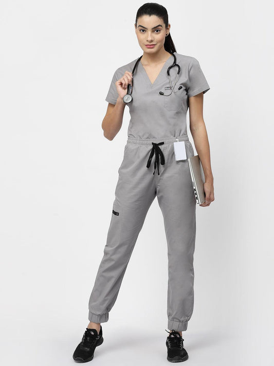 Classic Jogger Pant Scrub - (Graphite) (Women's) - TheMedfa