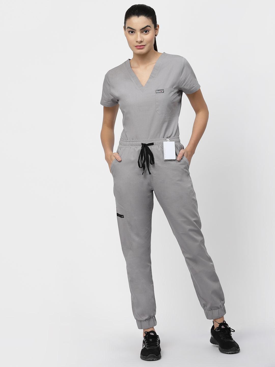 Classic Jogger Pant Scrub - (Graphite) (Women's) - TheMedfa