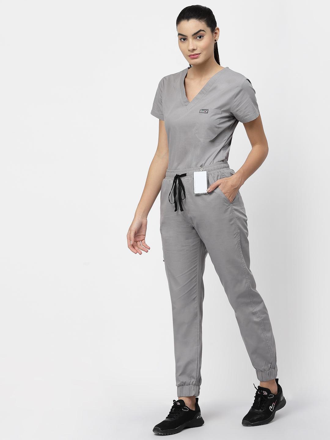 Classic Jogger Pant Scrub - (Graphite) (Women's) - TheMedfa