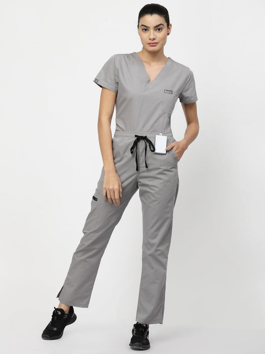 Classic Straight Pant Scrub - (Graphite) (Women's) - TheMedfa