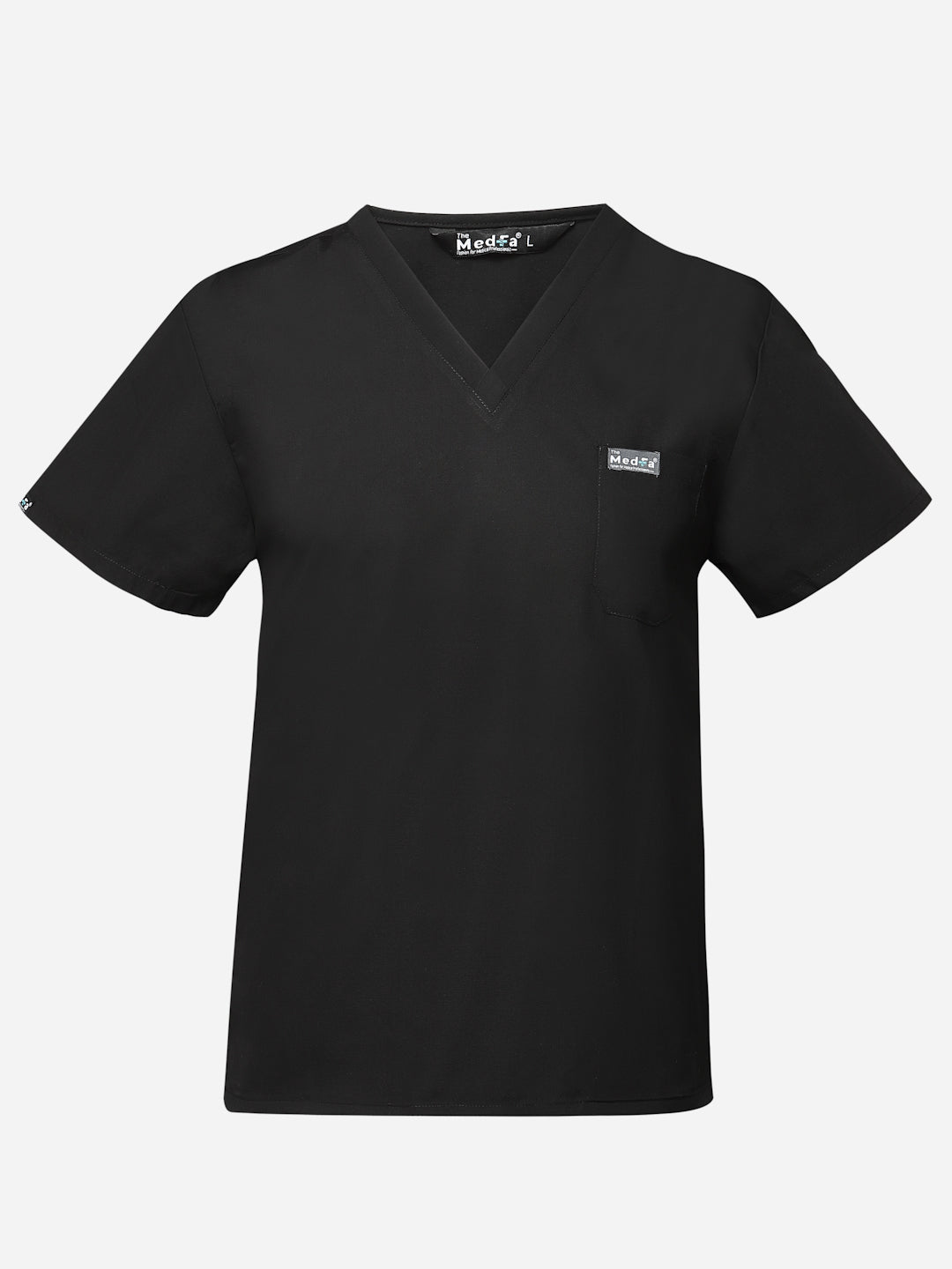 Classic Straight Pant Scrub Suit - (Black) (Men's)