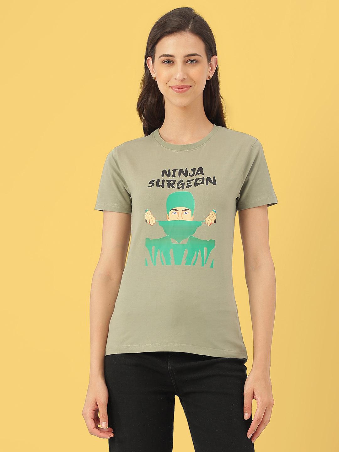 Ninja Surgeon- Womens T-Shirt - TheMedfa