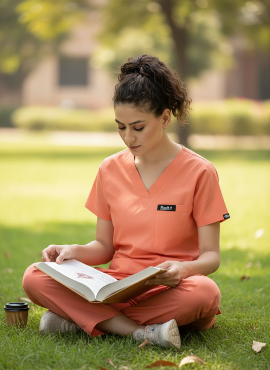 Essential Scrub Suit - (Coral) (Women's)