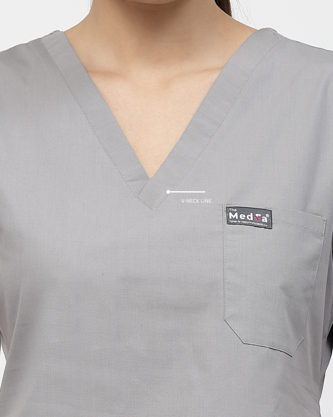 Classic Jogger Pant Scrub Suit - (Graphite) (Women's)