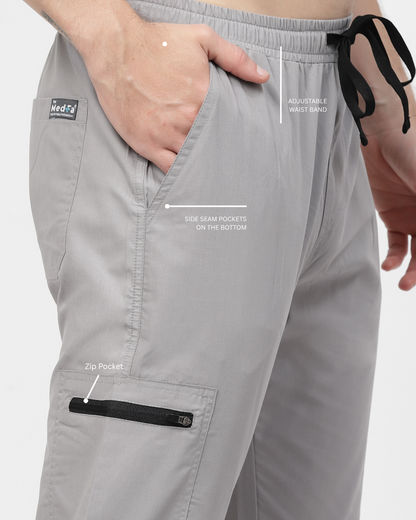 Classic Jogger Pant Scrub Suit - (Graphite) (Men's)