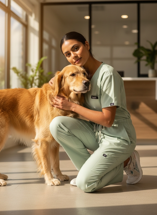 Essentail Scrub Suit - (Jade) (Women's)