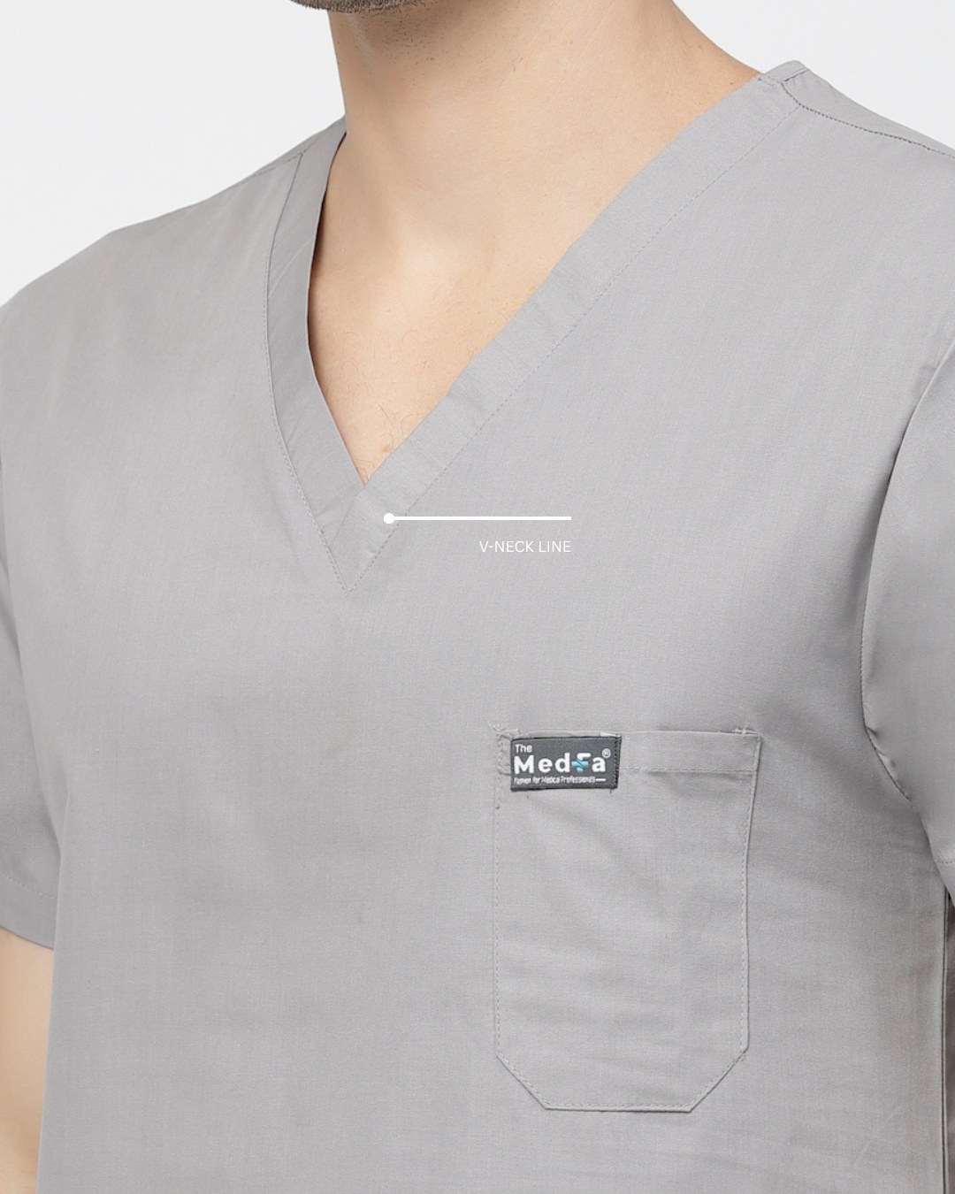 Classic Jogger Pant Scrub Suit - (Graphite) (Men's)