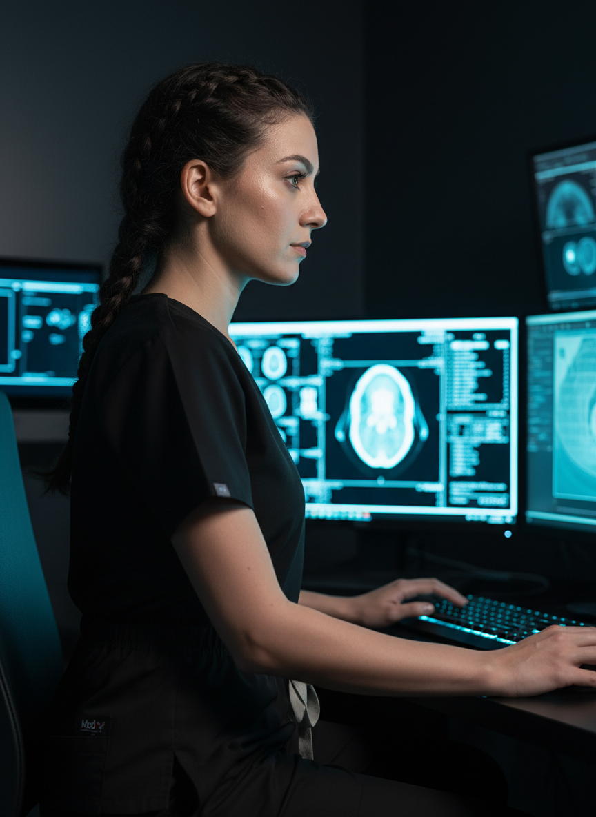 Essential Scrub Suit - (Black) (Women's)