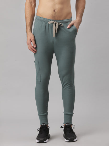 MedFa Dri-Fit Jogger Scrubs Suit-(Mens) (Hydro Green)