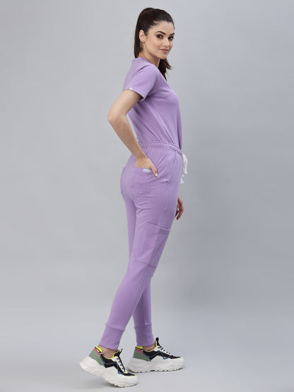 MedFa Dri-Fit Jogger Scrubs Suit-(Womens) (Lavender)