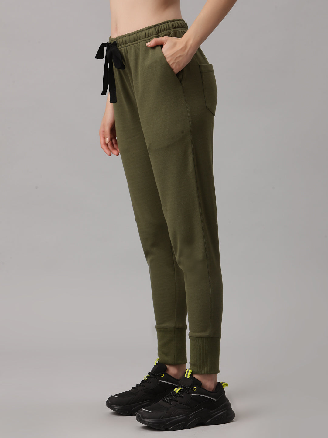 MedFa Dri-Fit Jogger Scrubs Suit-(Womens) (Olive)