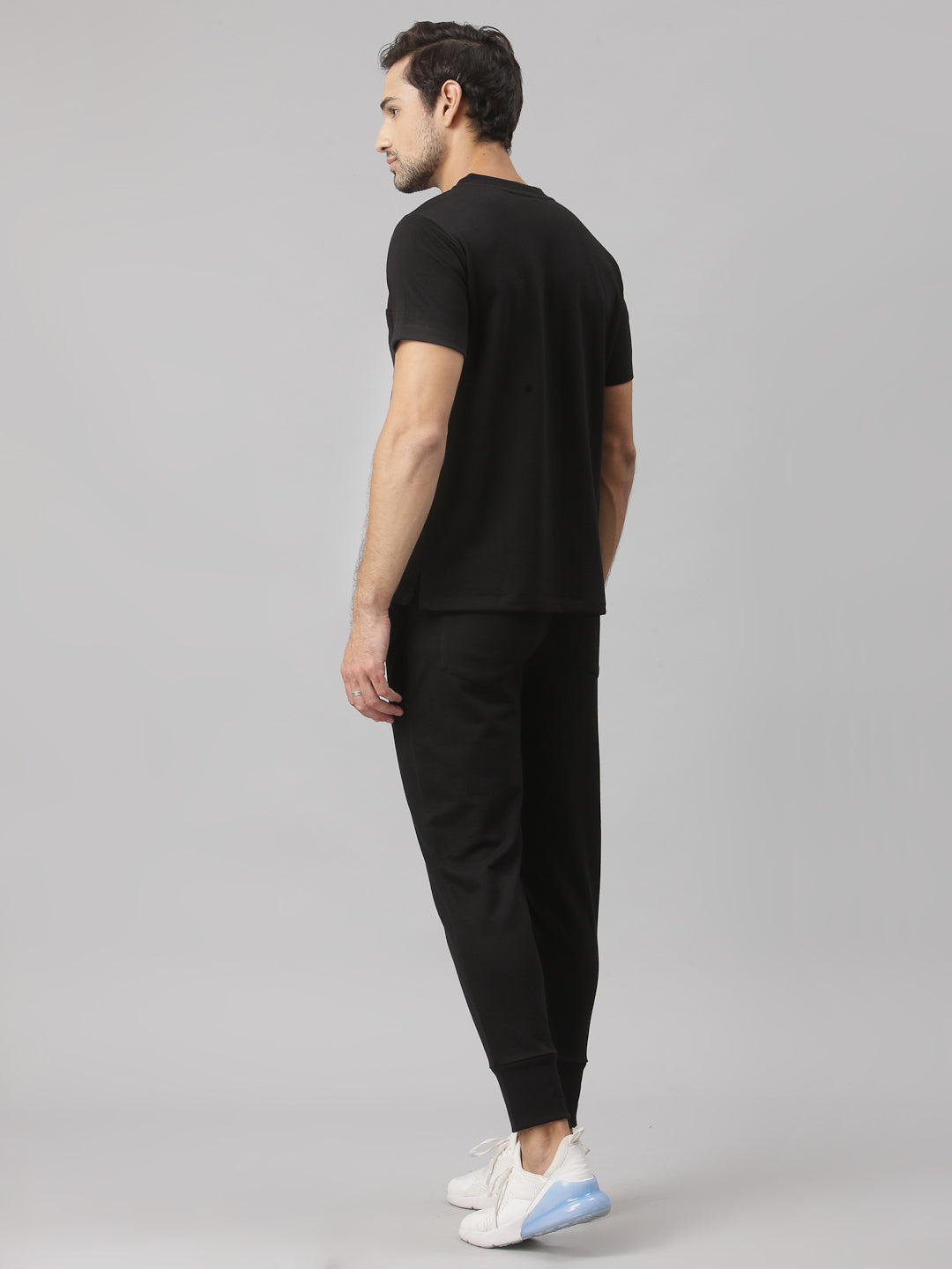 MedFa Dri-Fit Jogger Scrubs Suit-(Mens) (Black)