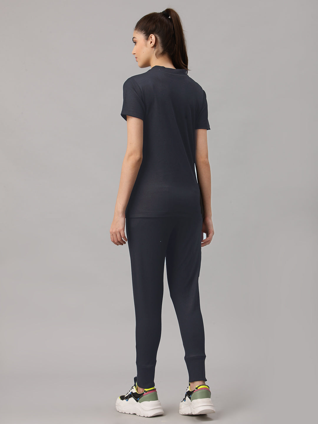 MedFa Dri-Fit Jogger Scrubs Suit-(Womens) (Navy)