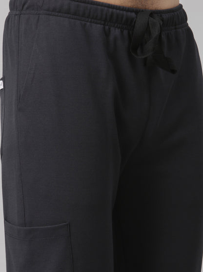 MedFa Dri-Fit Jogger Scrubs Suit-(Mens) (Graphite)