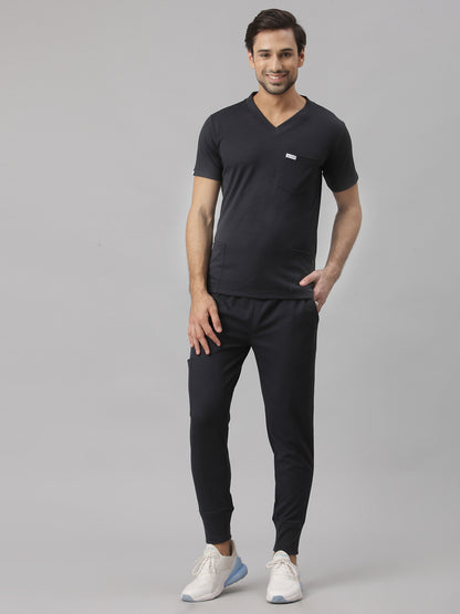 MedFa Dri-Fit Jogger Scrubs Suit-(Mens) (Graphite)