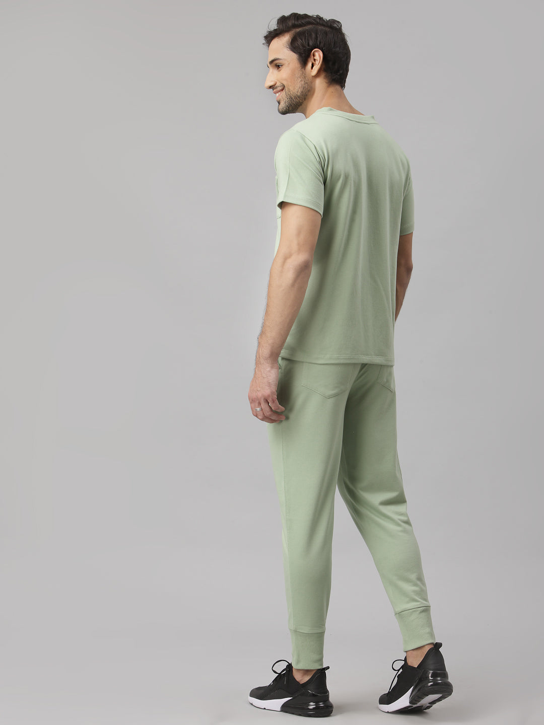 MedFa Dri-Fit Jogger Scrubs Suit-(Mens) (Jade)