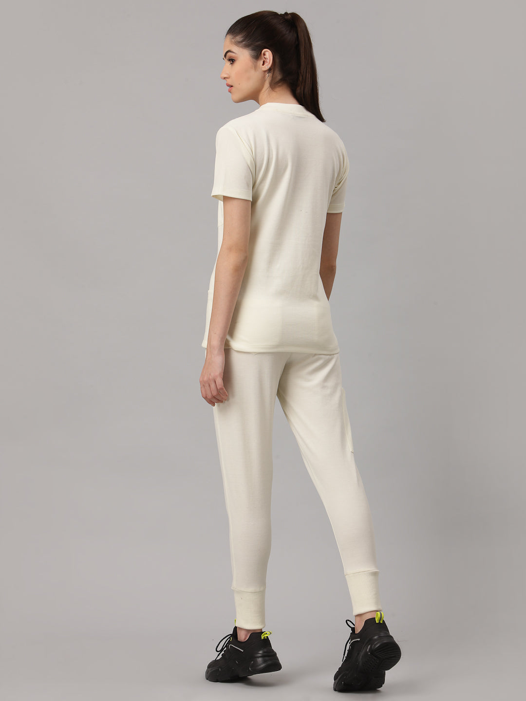 MedFa Dri-Fit Jogger Scrubs Suit-(Womens) (Stone)