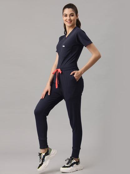 MedFa Dri-Fit Jogger Scrubs Suit-(Womens) (Graphite)