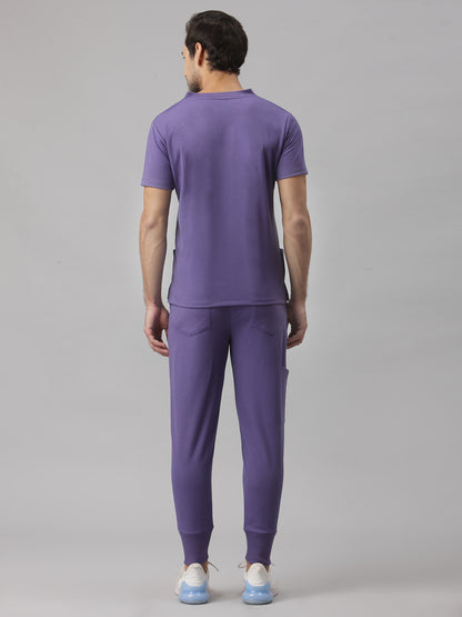 MedFa Dri-Fit Jogger Scrubs Suit-(Mens) (Galaxy Blue)