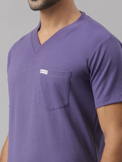 MedFa Dri-Fit Jogger Scrubs Suit-(Mens) (Galaxy Blue)