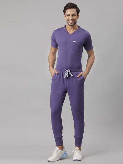 MedFa Dri-Fit Jogger Scrubs Suit-(Mens) (Galaxy Blue)