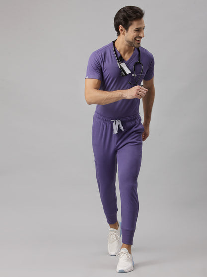 MedFa Dri-Fit Jogger Scrubs Suit-(Mens) (Galaxy Blue)