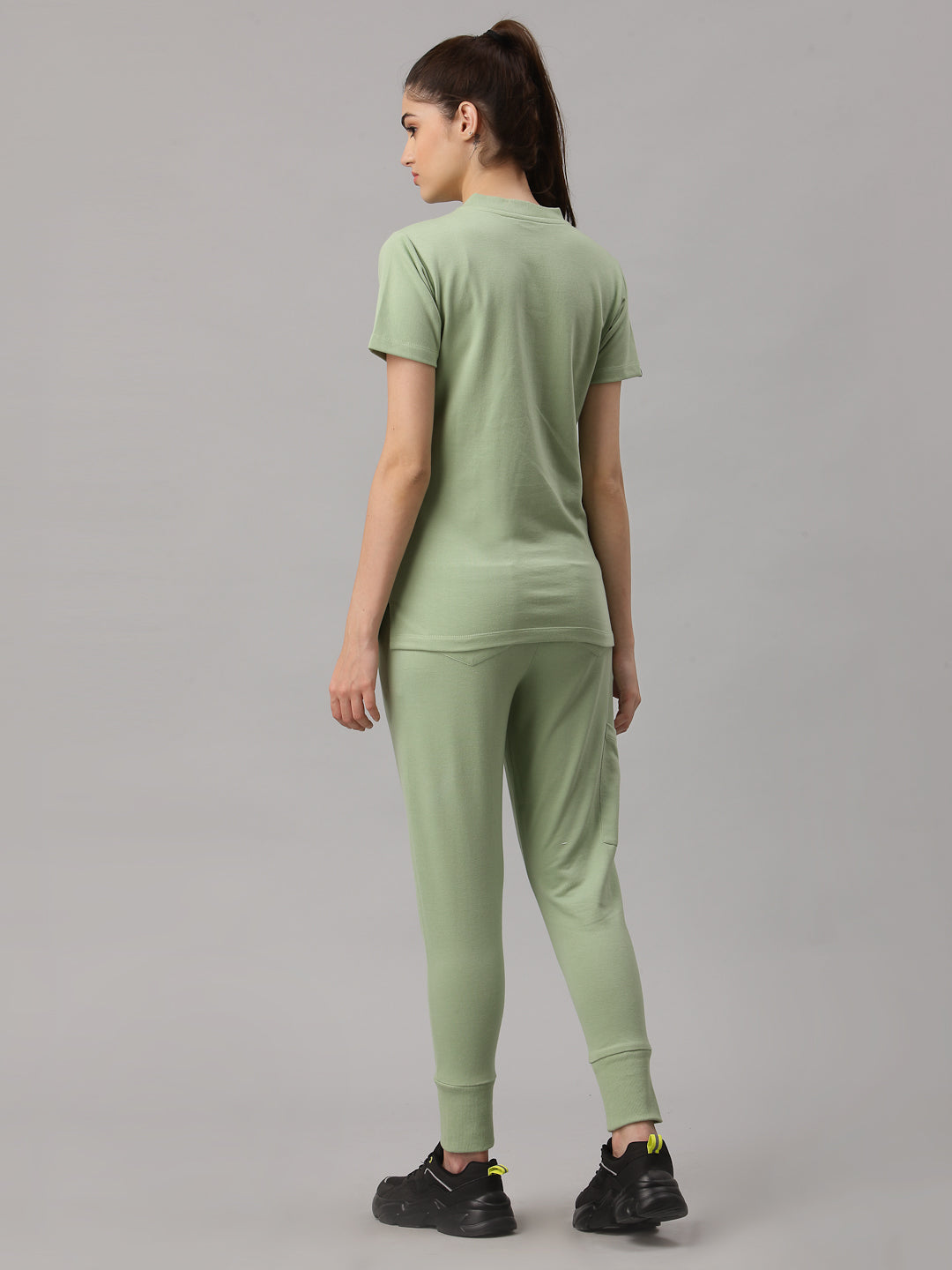 MedFa Dri-Fit Jogger Scrubs Suit-(Womens) (Jade)