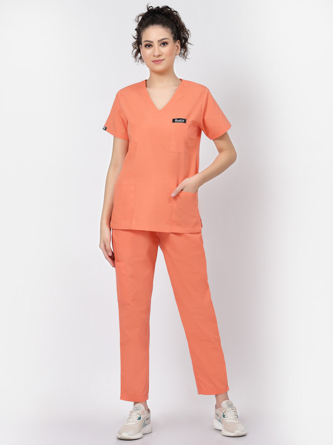 Coral hot sale scrub tops