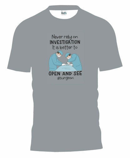 Never Rely On Investigation- Womens T-Shirt - TheMedfa