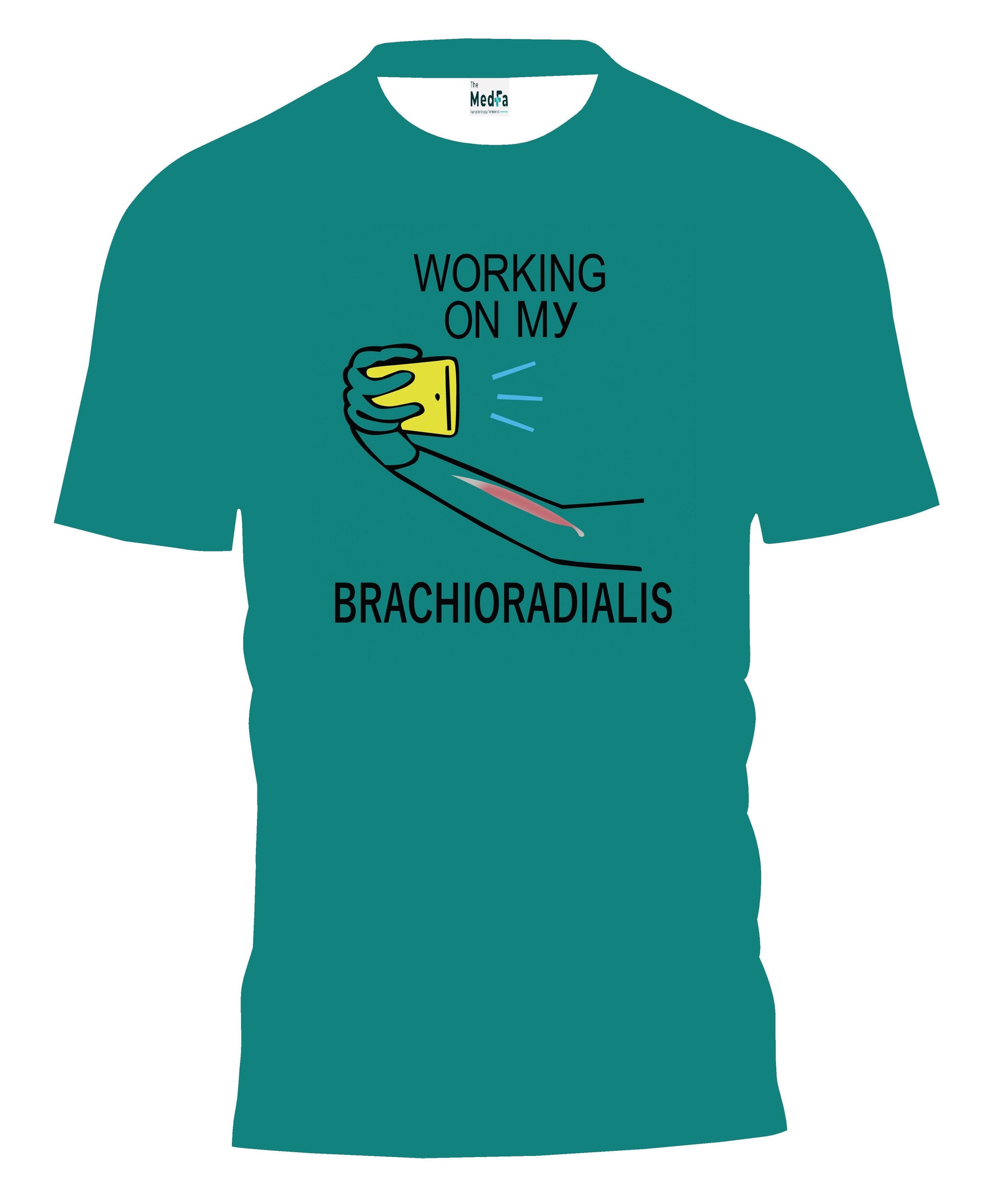 Working on my brachioradialis - Womens T-Shirt - TheMedfa